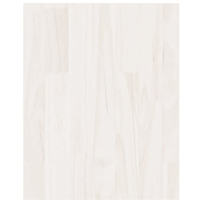 vidaXL TV Cabinet White 70x33x42 cm Solid Pinewood