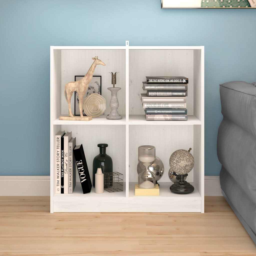 vidaXL Sideboard White 70x33x76 cm Solid Wood Pine