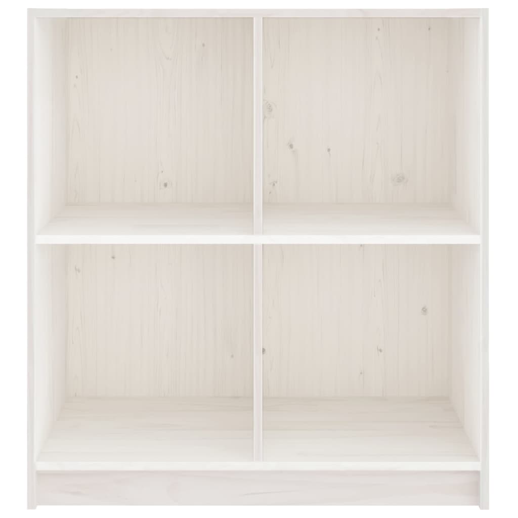 vidaXL Sideboard White 70x33x76 cm Solid Pinewood
