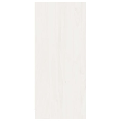 vidaXL Sideboard White 70x33x76 cm Solid Pinewood