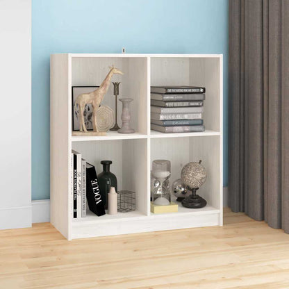 vidaXL Sideboard White 70x33x76 cm Solid Wood Pine
