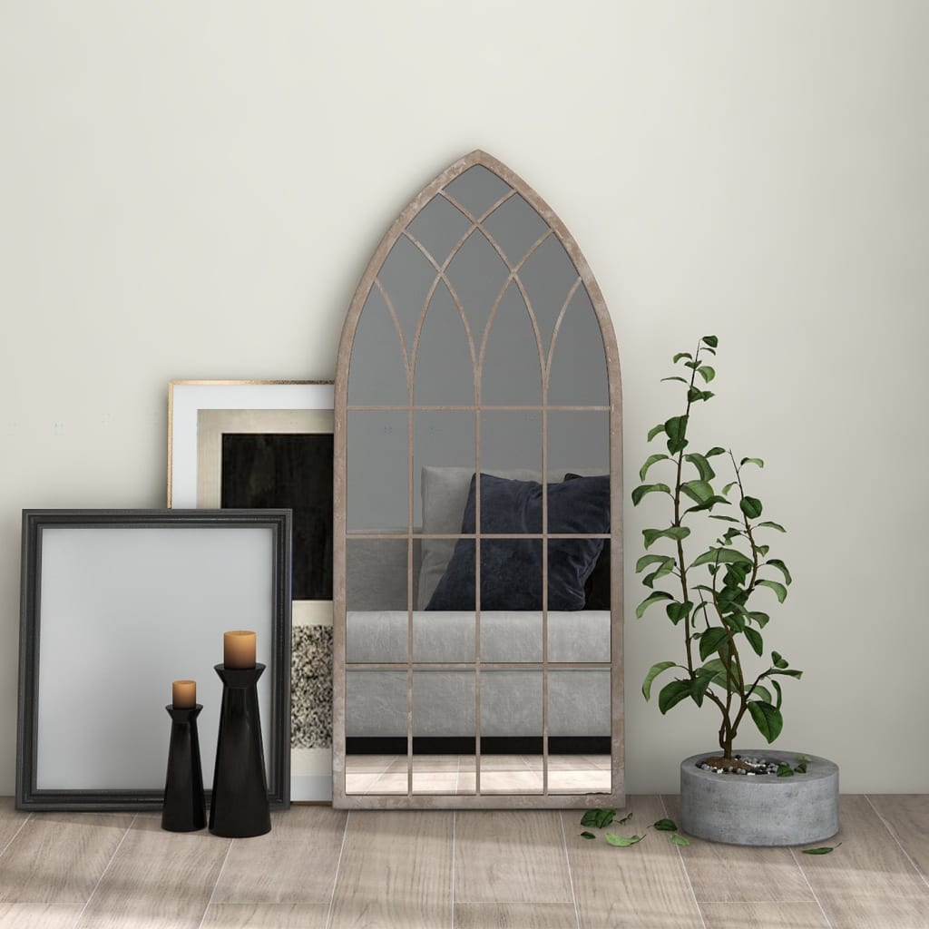vidaXL Mirror Sand 100x45 cm Iron for Indoor Use
