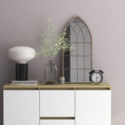 vidaXL Mirror Sand 70x30 cm Iron for Indoor Use