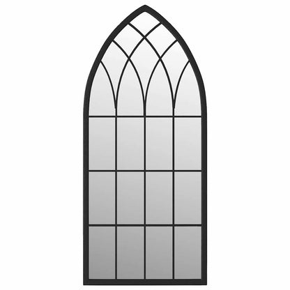 vidaXL Mirror Black 70x30 cm Iron for Indoor Use