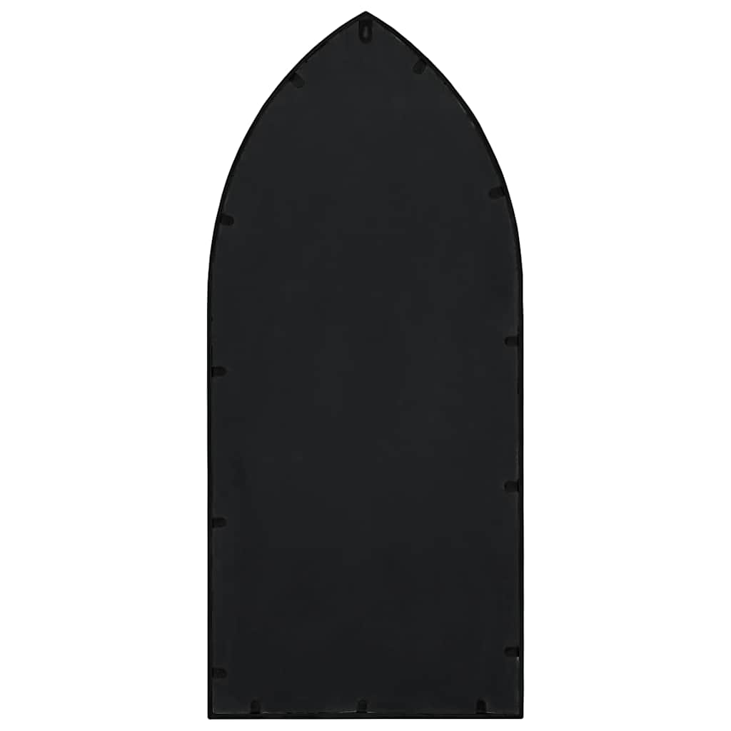 vidaXL Mirror Black 70x30 cm Iron for Indoor Use