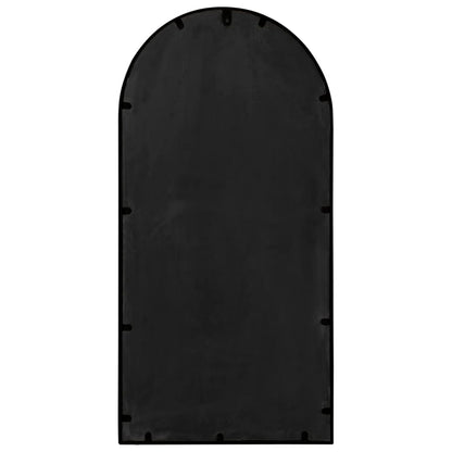 vidaXL Mirror Black 90x45 cm Iron for Indoor Use