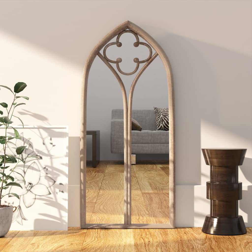 vidaXL Mirror Sand 100x45 cm Iron for Indoor Use