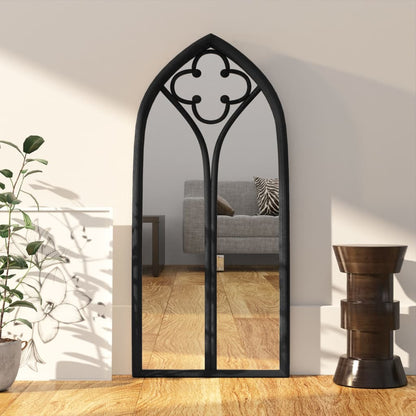vidaXL Mirror Black 100x45 cm Iron for Indoor Use