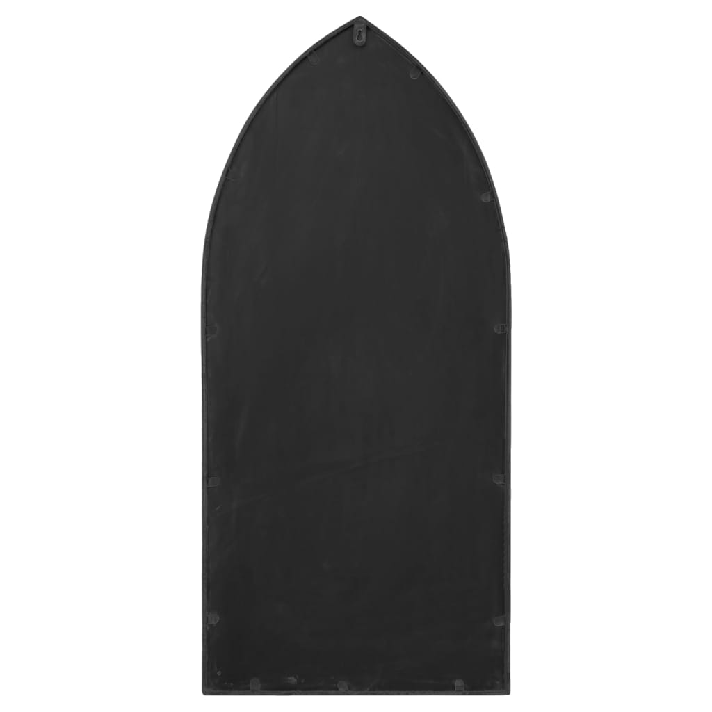 vidaXL Mirror Black 70x30 cm Iron for Indoor Use