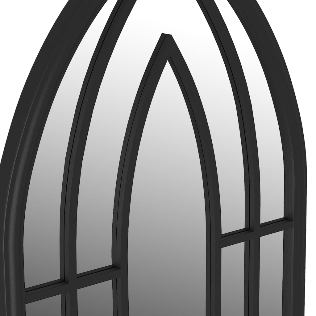 vidaXL Mirror Black 100x45 cm Iron for Indoor Use