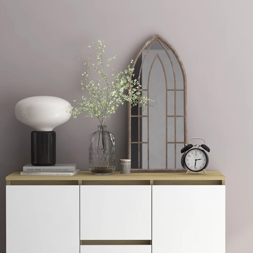 vidaXL Mirror Sand 70x30 cm Iron for Indoor Use
