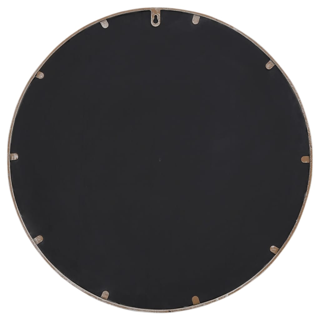 vidaXL Mirror Sand 60x4 cm Iron Round for Indoor Use