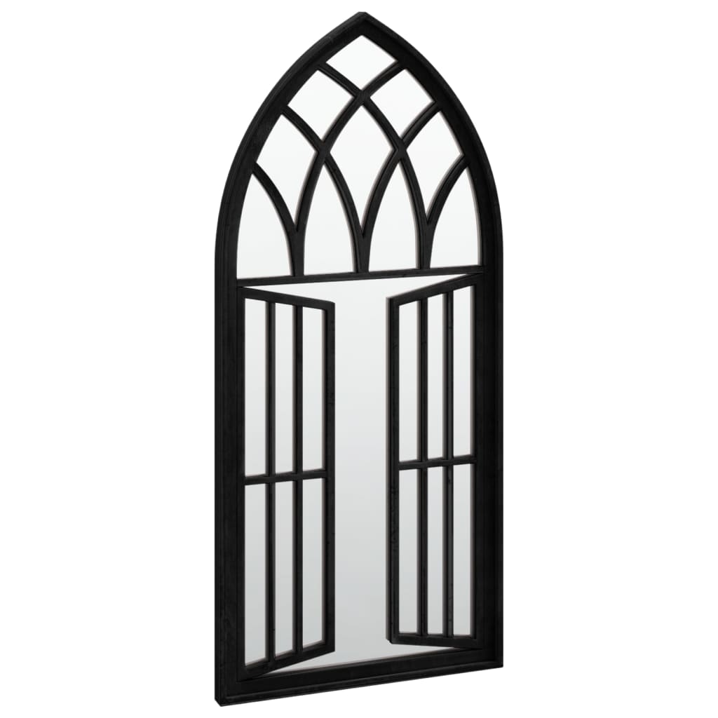 vidaXL Mirror Black 100x45 cm Iron for Indoor Use