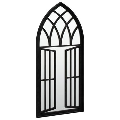 vidaXL Mirror Black 100x45 cm Iron for Indoor Use