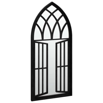 vidaXL Mirror Black 100x45 cm Iron for Indoor Use