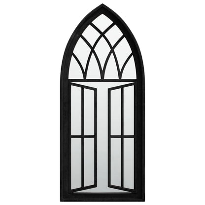 vidaXL Mirror Black 70x30 cm Iron for Indoor Use