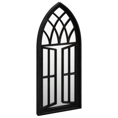 vidaXL Mirror Black 70x30 cm Iron for Indoor Use