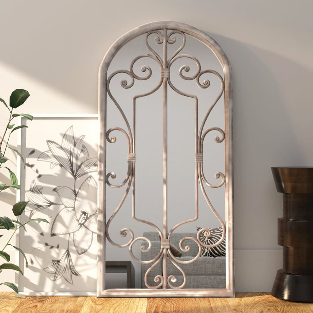 vidaXL Mirror Sand 100x45 cm Iron for Indoor Use