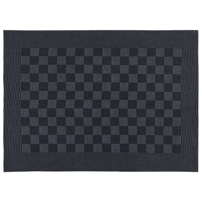 vidaXL 10 Piece Towel Set Black and Grey Cotton