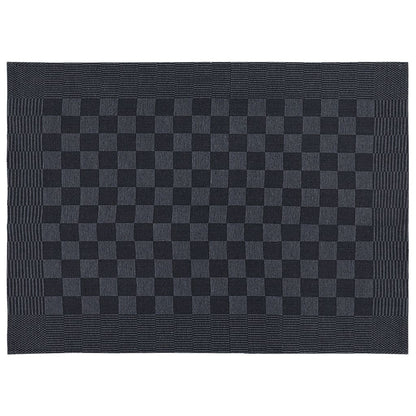 vidaXL 20 Piece Towel Set Black and Grey Cotton