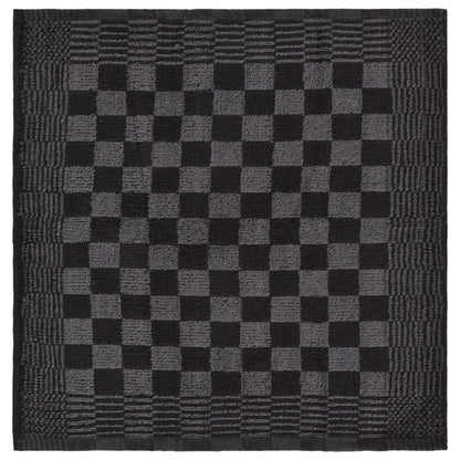 vidaXL 20 Piece Towel Set Black and Grey Cotton