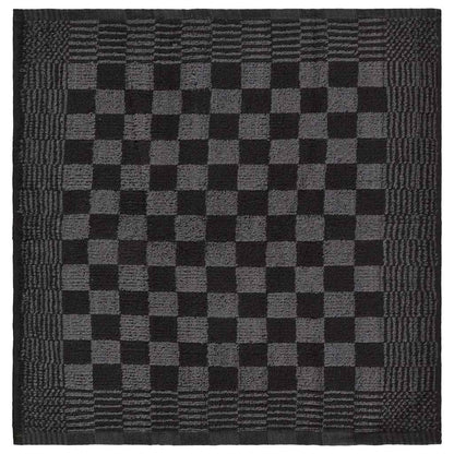 vidaXL 20 Piece Towel Set Black and Grey Cotton