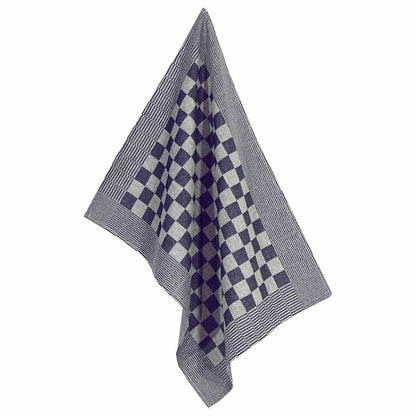 vidaXL 20 Piece Towel Set Blue and White Cotton