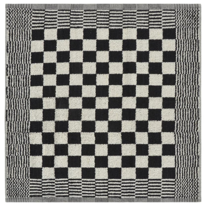 vidaXL 20 Piece Towel Set Black and White Cotton