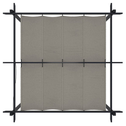 vidaXL Garden Gazebo with Retractable Roof 3x3 m Cream