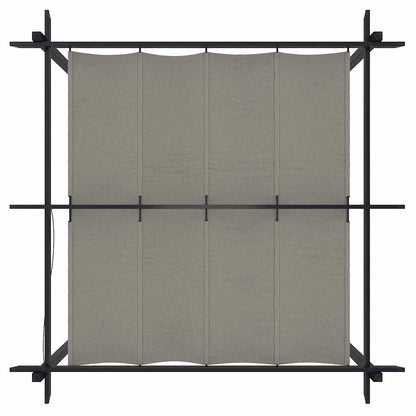 vidaXL Garden Gazebo with Retractable Roof 3x3 m Cream
