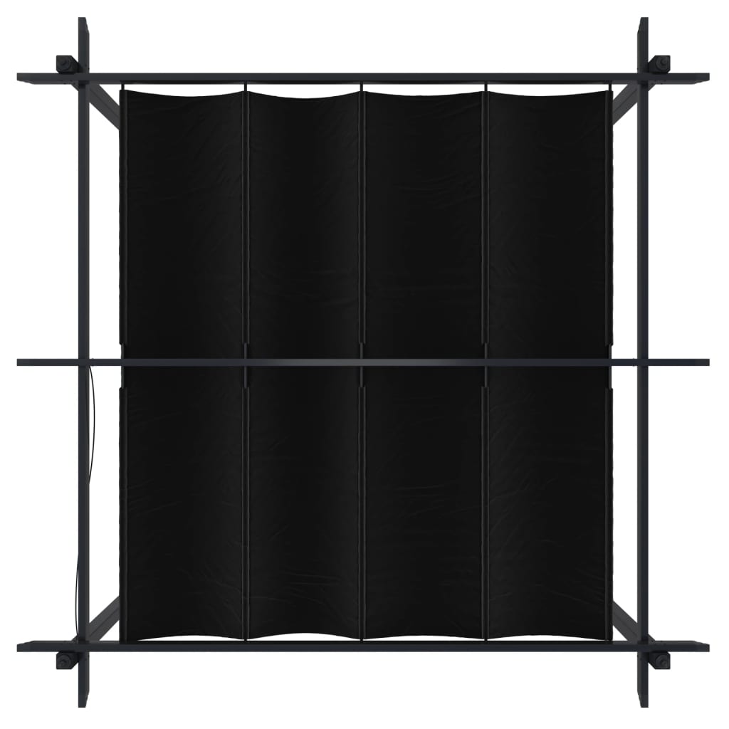 vidaXL Garden Gazebo with Retractable Roof 3x3 m Anthracite