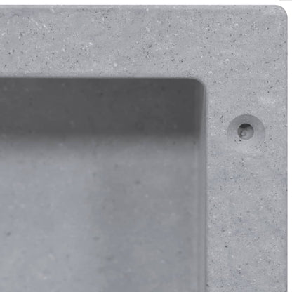 vidaXL Shower Niche Matt Grey 41x36x10 cm