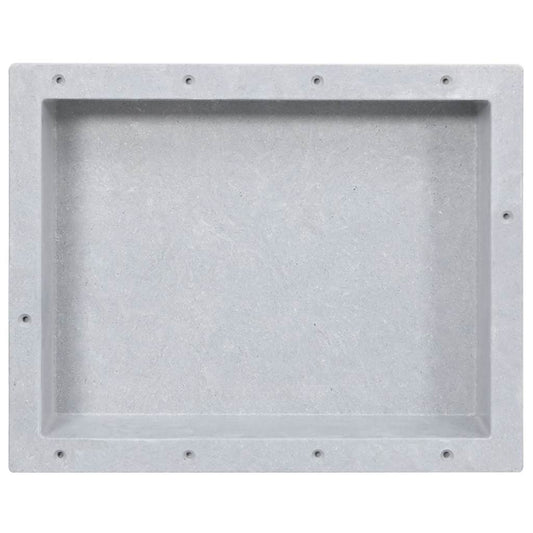 vidaXL Shower Niche Matt Grey 41x51x10 cm