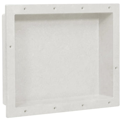 vidaXL Shower Niche Matt White 41x51x10 cm