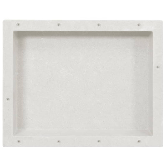 151393 vidaXL Shower Niche Matt White 41x51x10 cm