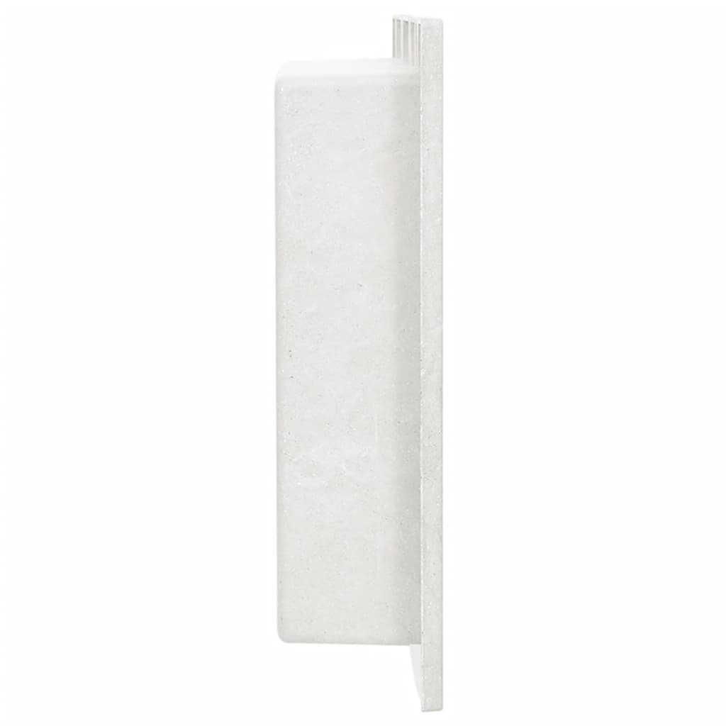 vidaXL Shower Niche Matt White 41x51x10 cm