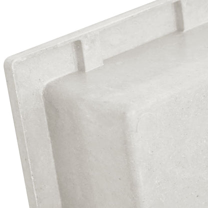 vidaXL Shower Niche Matt White 41x51x10 cm