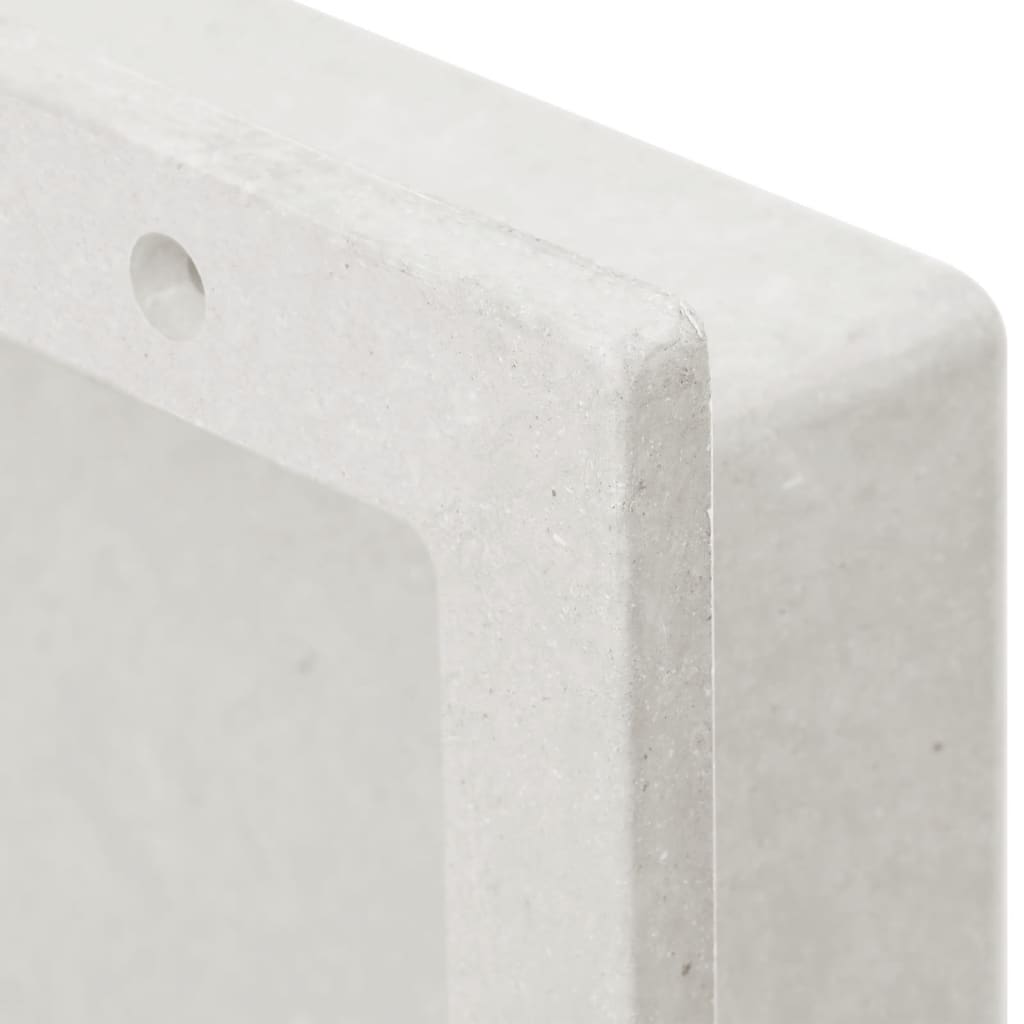 vidaXL Shower Niche Matt White 41x51x10 cm