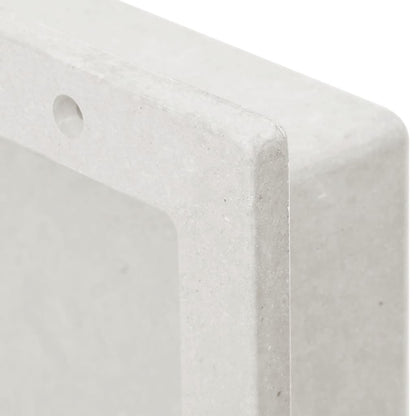 vidaXL Shower Niche Matt White 41x51x10 cm