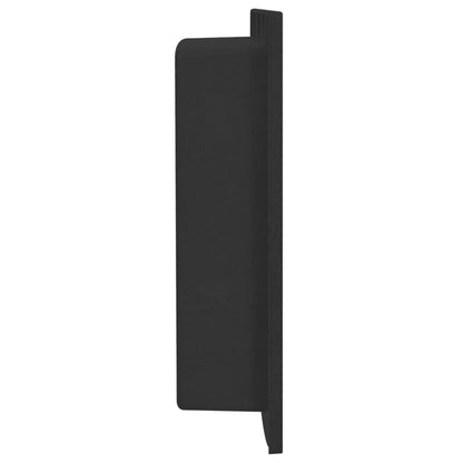 vidaXL Shower Niche Matt Black 41x51x10 cm