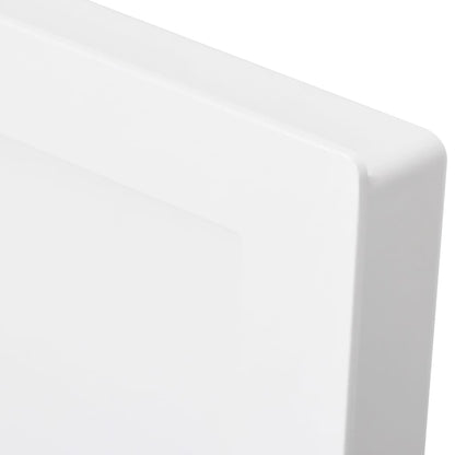 vidaXL Shower Niche with 2 Compartments High Gloss White 41x69x9 cm