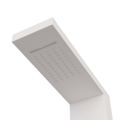 vidaXL Shower Panel System Aluminium White