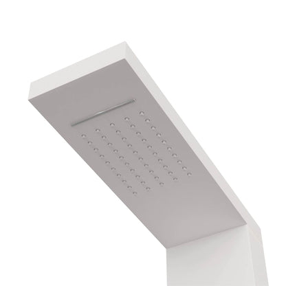 vidaXL Shower Panel System Aluminium White
