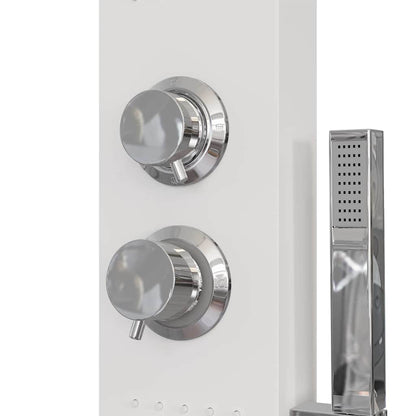 vidaXL Shower Panel System Aluminium White