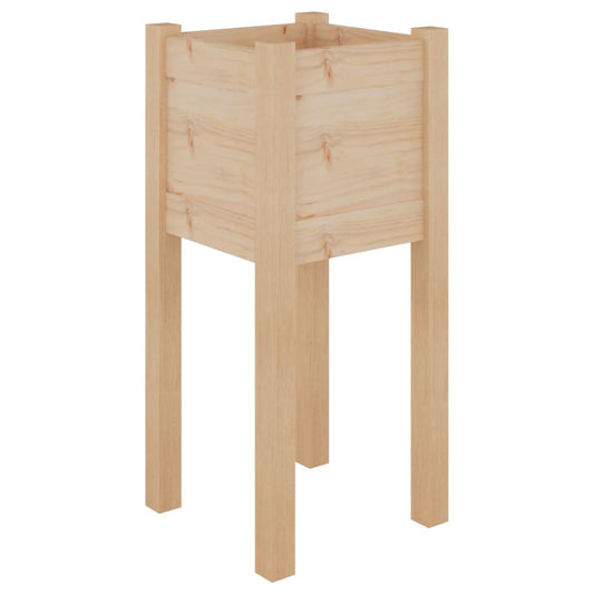 vidaXL Garden Planter 31x31x70 cm Solid Pinewood
