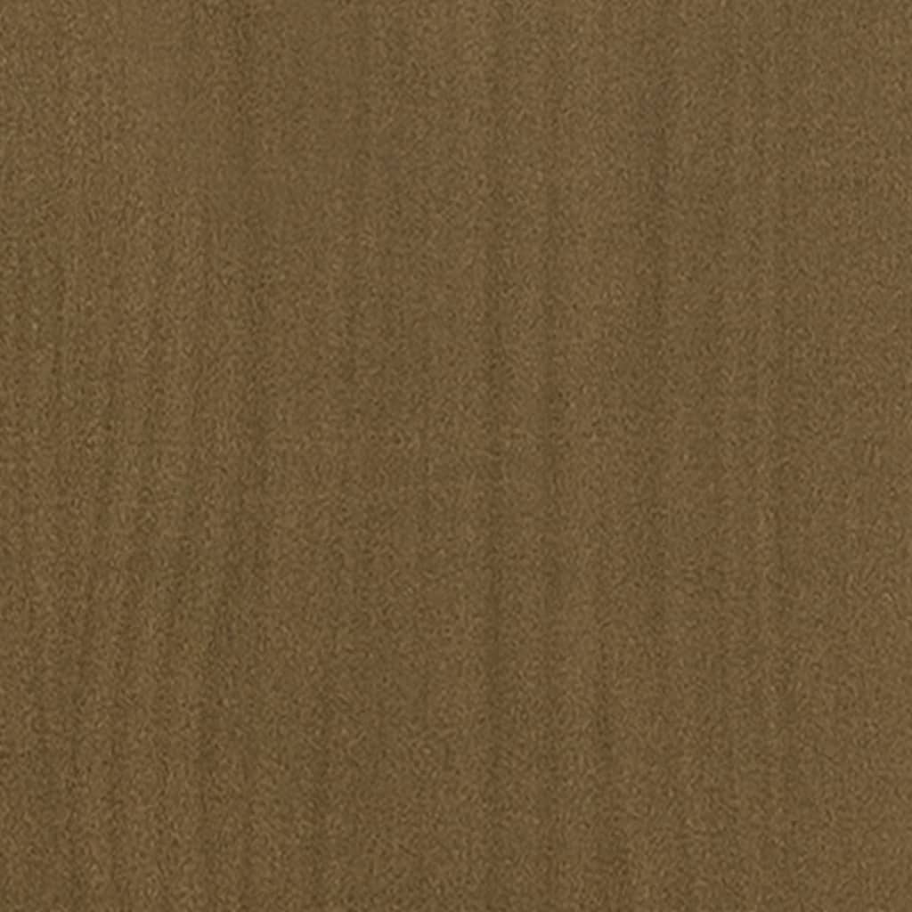 vidaXL Garden Planter Honey Brown 40x40x70 cm Solid Pinewood