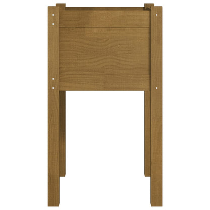 vidaXL Garden Planters 2 pcs Honey Brown 40x40x70 cm Solid Pinewood