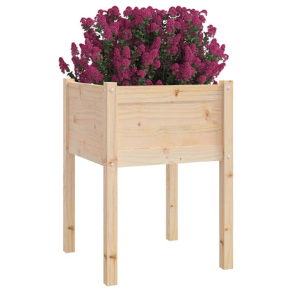 vidaXL Garden Planters 2 pcs 50x50x70 cm Solid Pinewood
