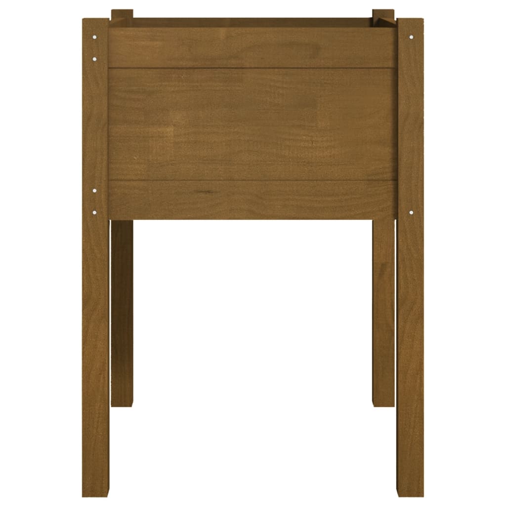 vidaXL Garden Planters 2 pcs Honey Brown 50x50x70 cm Solid Pinewood