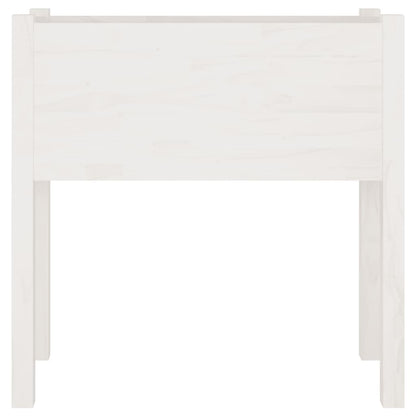 vidaXL Garden Planters 2 pcs White 70x31x70 cm Solid Pinewood